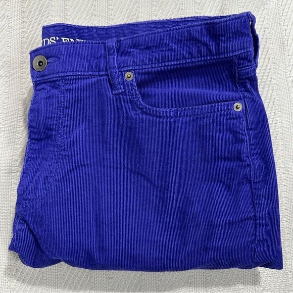 Lands End mid rise straight corduroy, purple, size 14, bold, vibrant - Picture 10 of 10